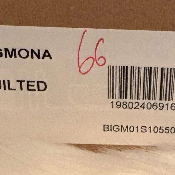 Steve Madden Quilted Black Sandals with Gold Toggle Accent - Picture 5 of 5